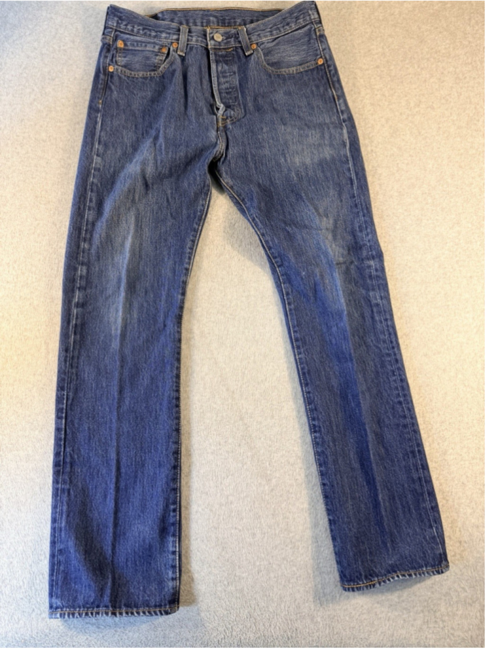 Levi’s 501 Original Fit Jeans Men’s 32x32 Blue Medium Wash Button Fly